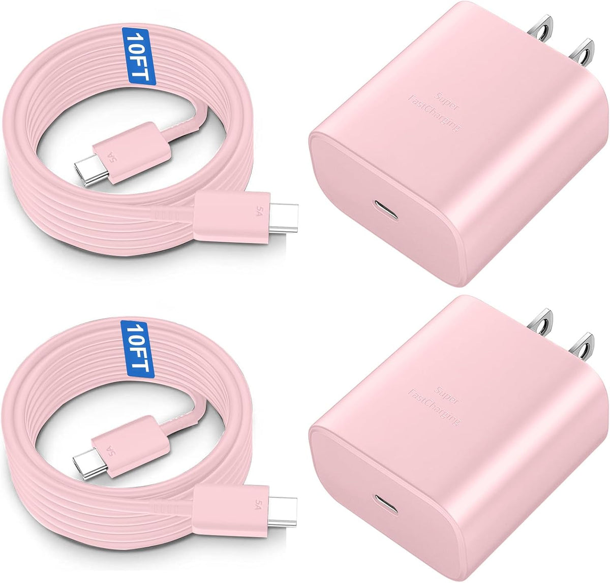 Type C Charger Fast Charging, 45W USB-C Super Fast Type C Wall Charger for Samsung Galaxy S26 S25 S24 S23 Ultra/S26 S25 S24 S23 S22 S21S20/Note 10/20, PPS Android Charger Block with 8FT Cable-Black