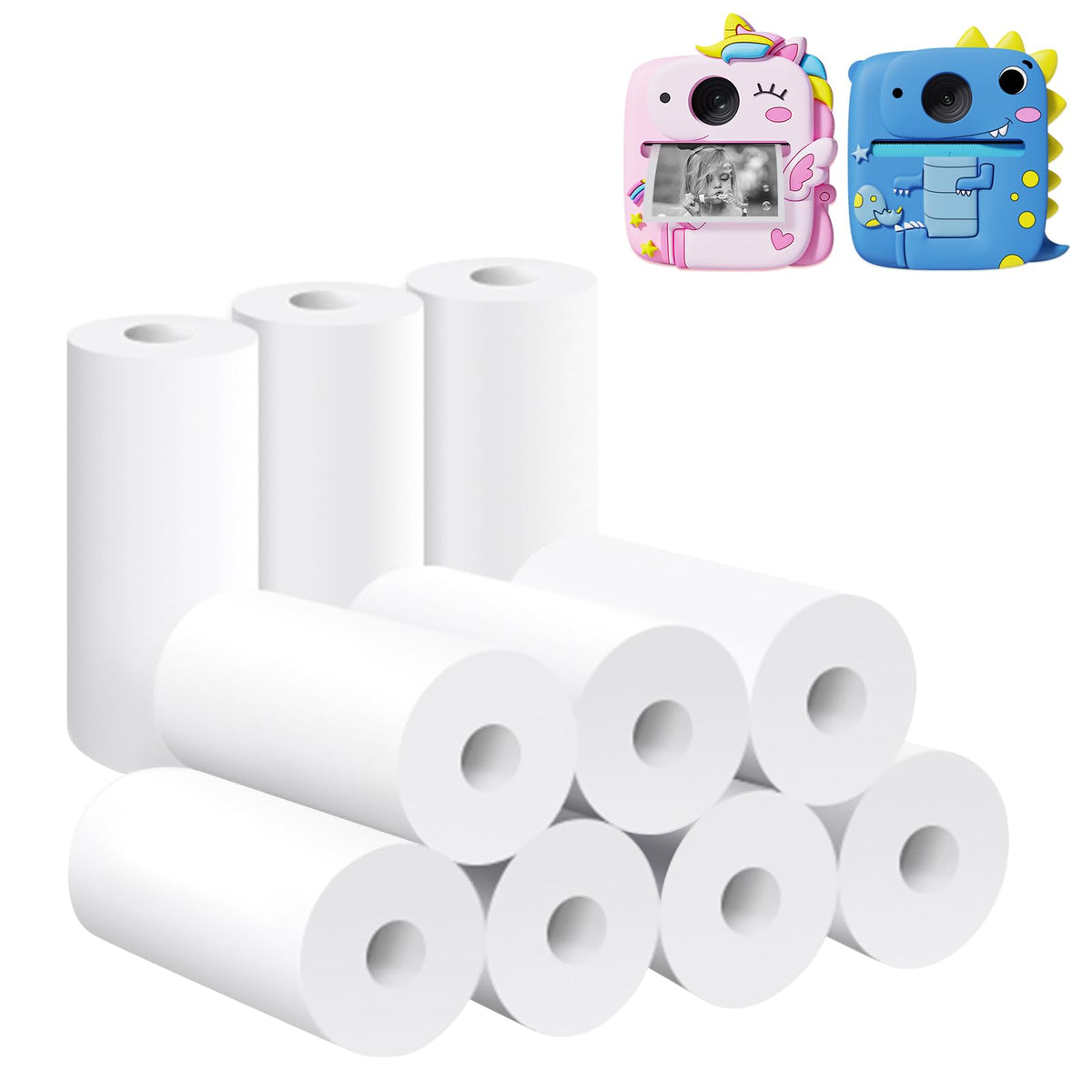 Kids Camera Instant Print,1080P Kids Digital Camera,Girls Gifts Toys Age 3+