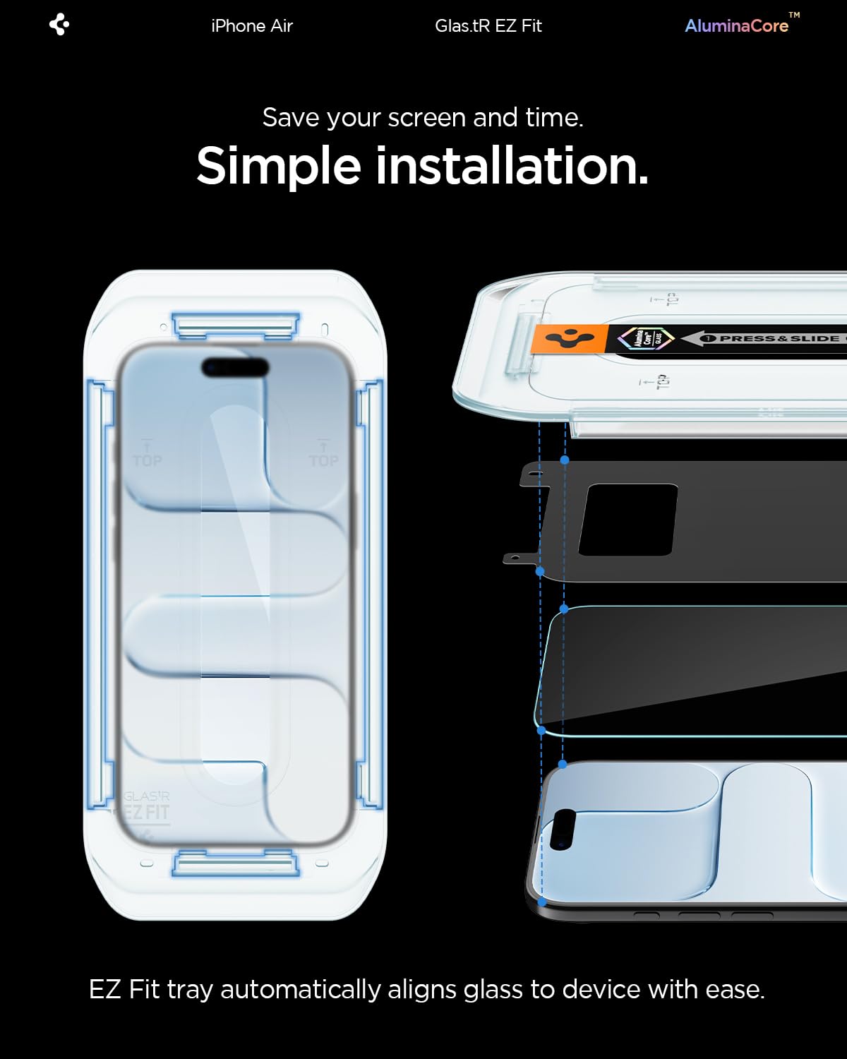 Spigen Screen Protector for iPhone 18 Pro Max, 17 Pro Max, 16 Pro Max
