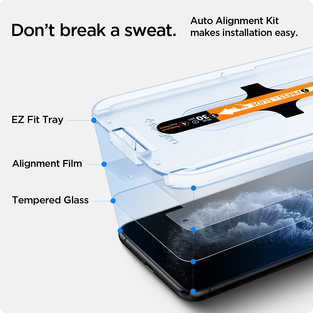 Spigen Screen Protector for iPhone 18 Pro Max, 17 Pro Max, 16 Pro Max