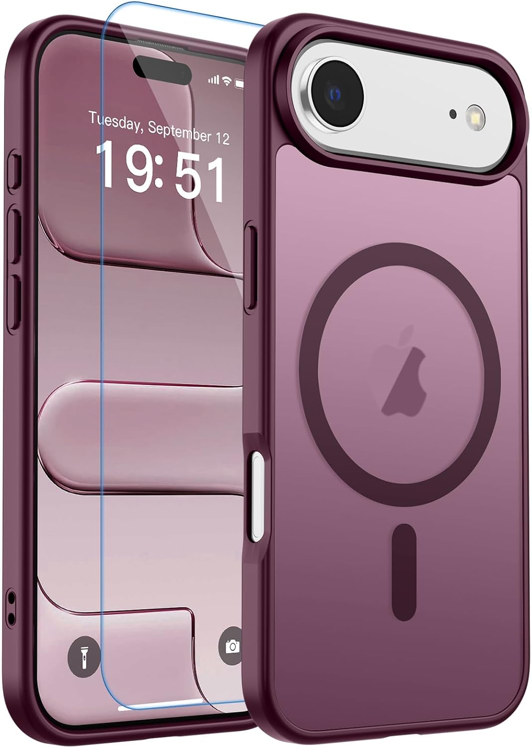 zapica Magnetic for iPhone Air Case, Dark Blue