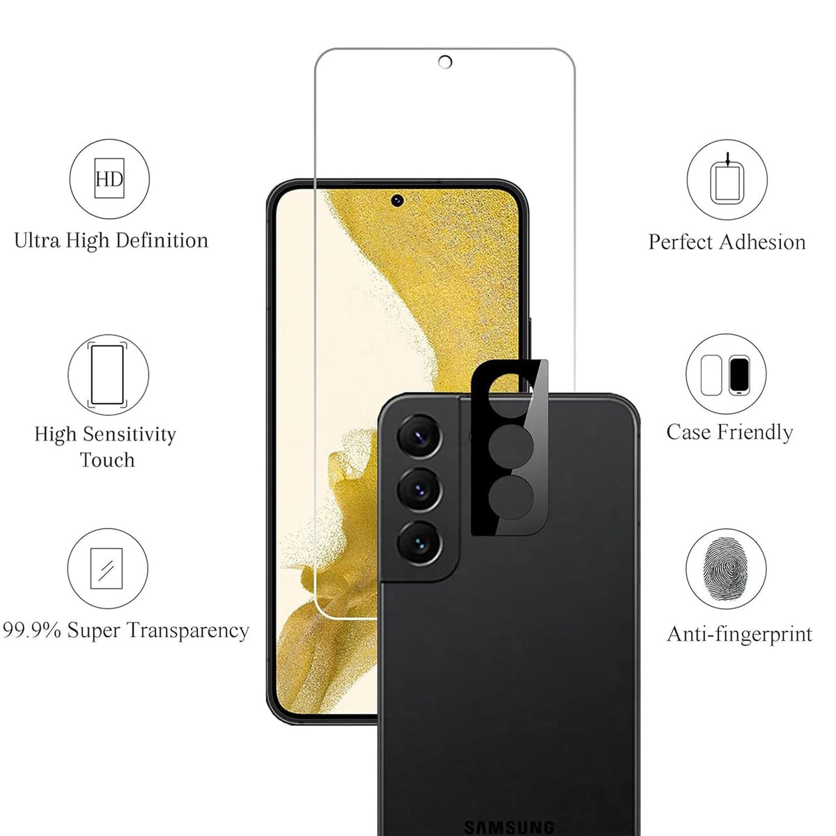 Ailun Screen Protector + Camera Lens Protector for Galaxy S26 Ultra