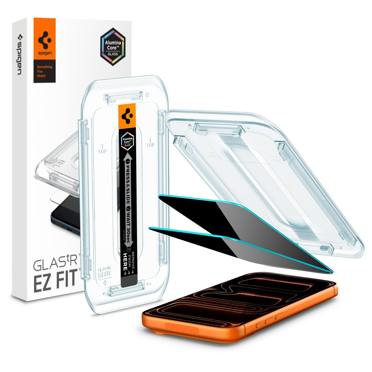 Spigen Privacy Filter Tempered Glass Screen Protector for iPhone 18 Pro Max