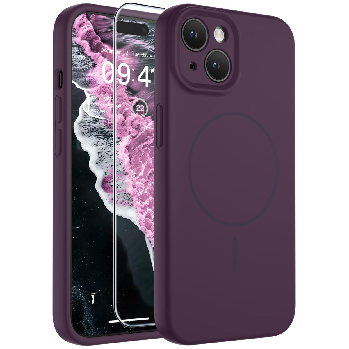 SUPFINE Silicone & Magnetic for iPhone 16 Pro Case
