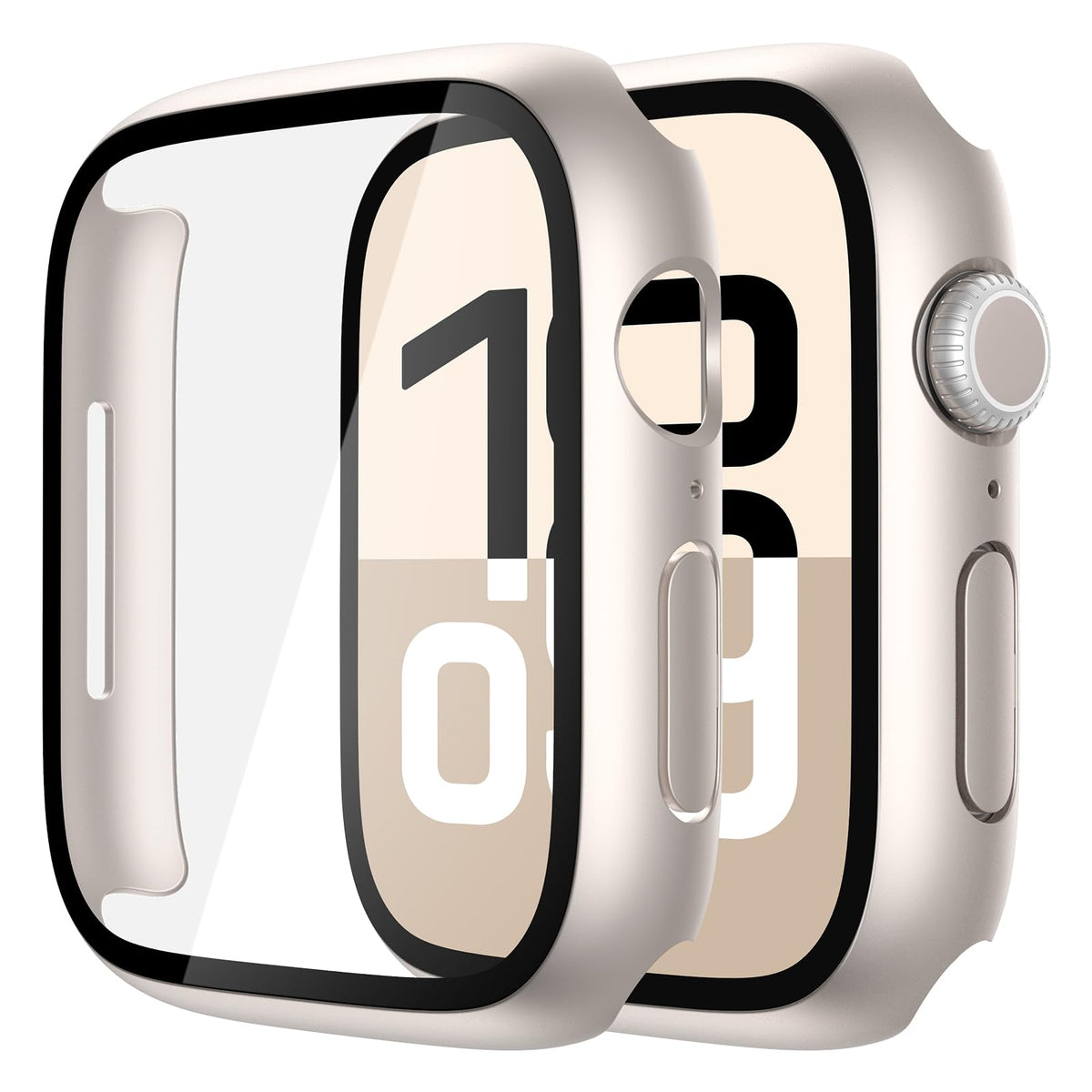Misxi Screen Protector Case for 44mm Apple Watch SE3/SE2/SE/Series 6/5/4