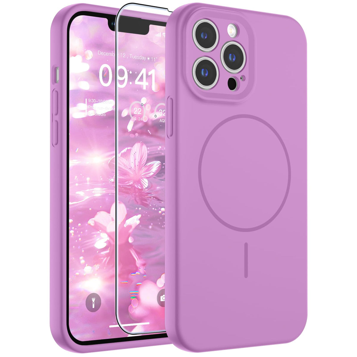 SUPFINE Silicone & Magnetic for iPhone 16 Pro Case