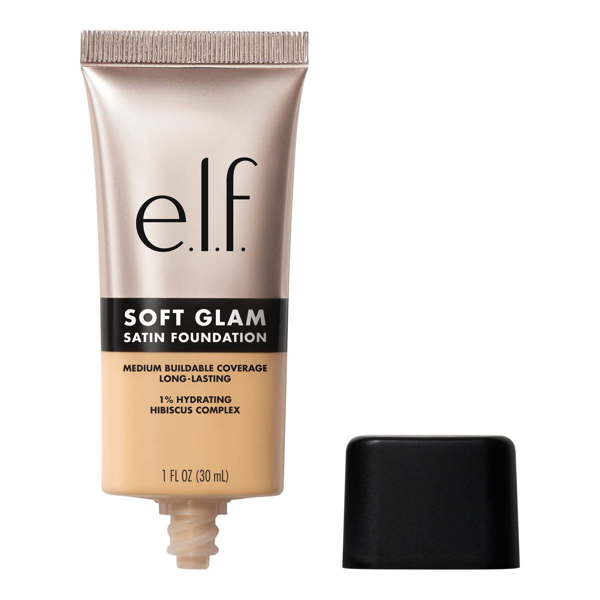 e.l.f. Soft Glam Satin Foundation, Medium Coverage, 43 Tan Cool