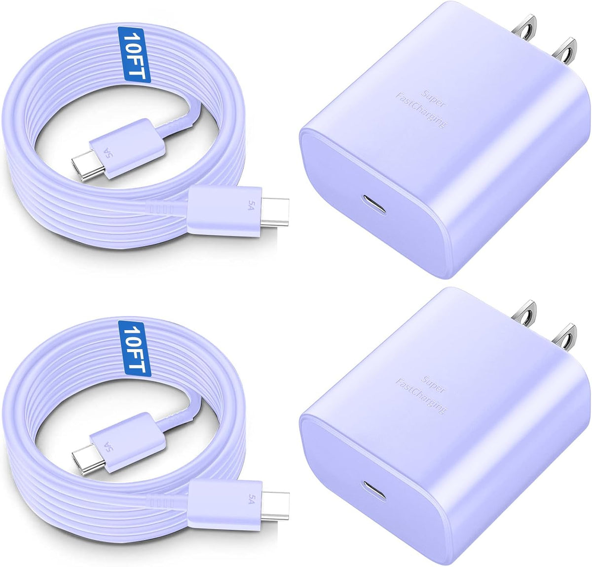Type C Charger Fast Charging, 45W USB-C Super Fast Type C Wall Charger for Samsung Galaxy S26 S25 S24 S23 Ultra/S26 S25 S24 S23 S22 S21S20/Note 10/20, PPS Android Charger Block with 8FT Cable-Black
