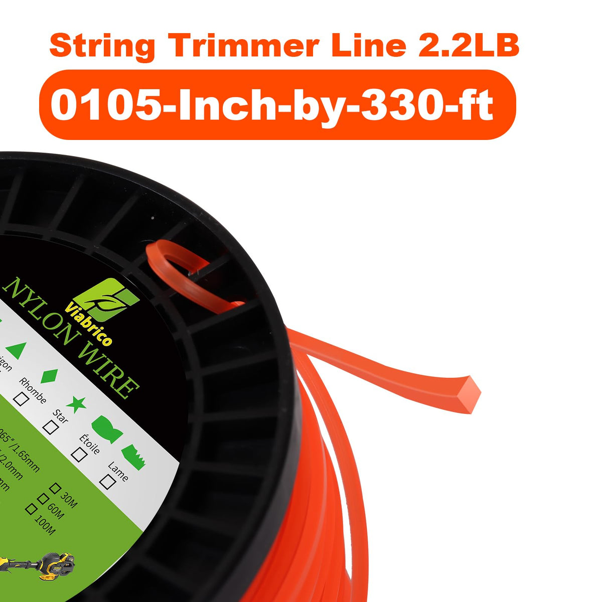 065" Weed Eater String 820FT x 1.2LB Round String Trimmer Line