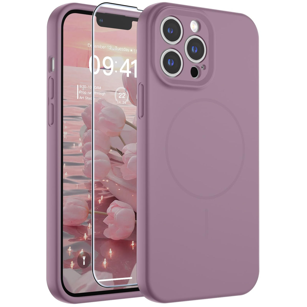 SUPFINE Silicone & Magnetic for iPhone 16 Pro Case