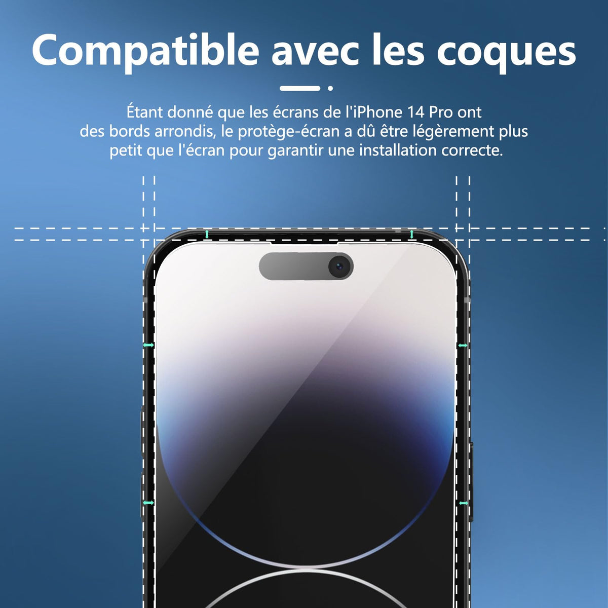 NEW'C for iPhone 17 Pro Max, iPhone 16 Pro Max Screen Protector HD Clear