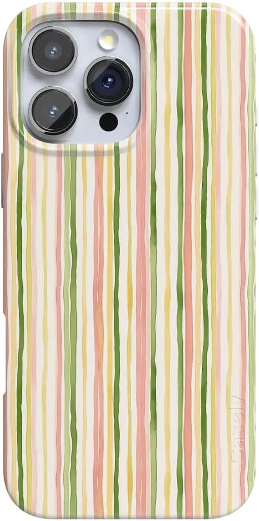 Casely iPhone 17 Case | Pastel Picnic | Blue Gingham | Compatible with MagSafe | Classic Ultra Thin Design