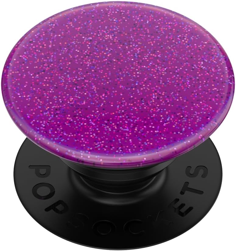 PopSockets Phone Grip for MagSafe, Magnetic Holder- Purple Fields