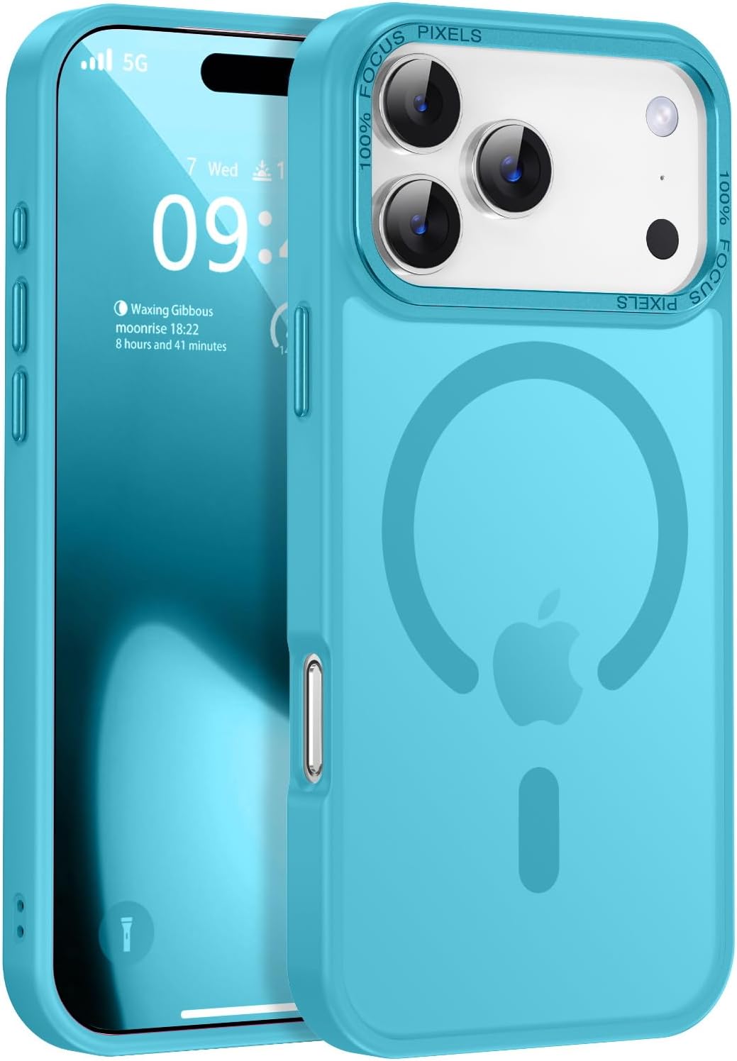 Newfuture Magnetic for iPhone Air Case Matte Shockproof, Light Blue