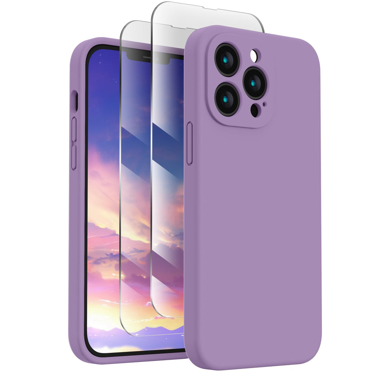 FireNova Designed for iPhone 14 Pro Case, 6.1", Plum (Burgundy)