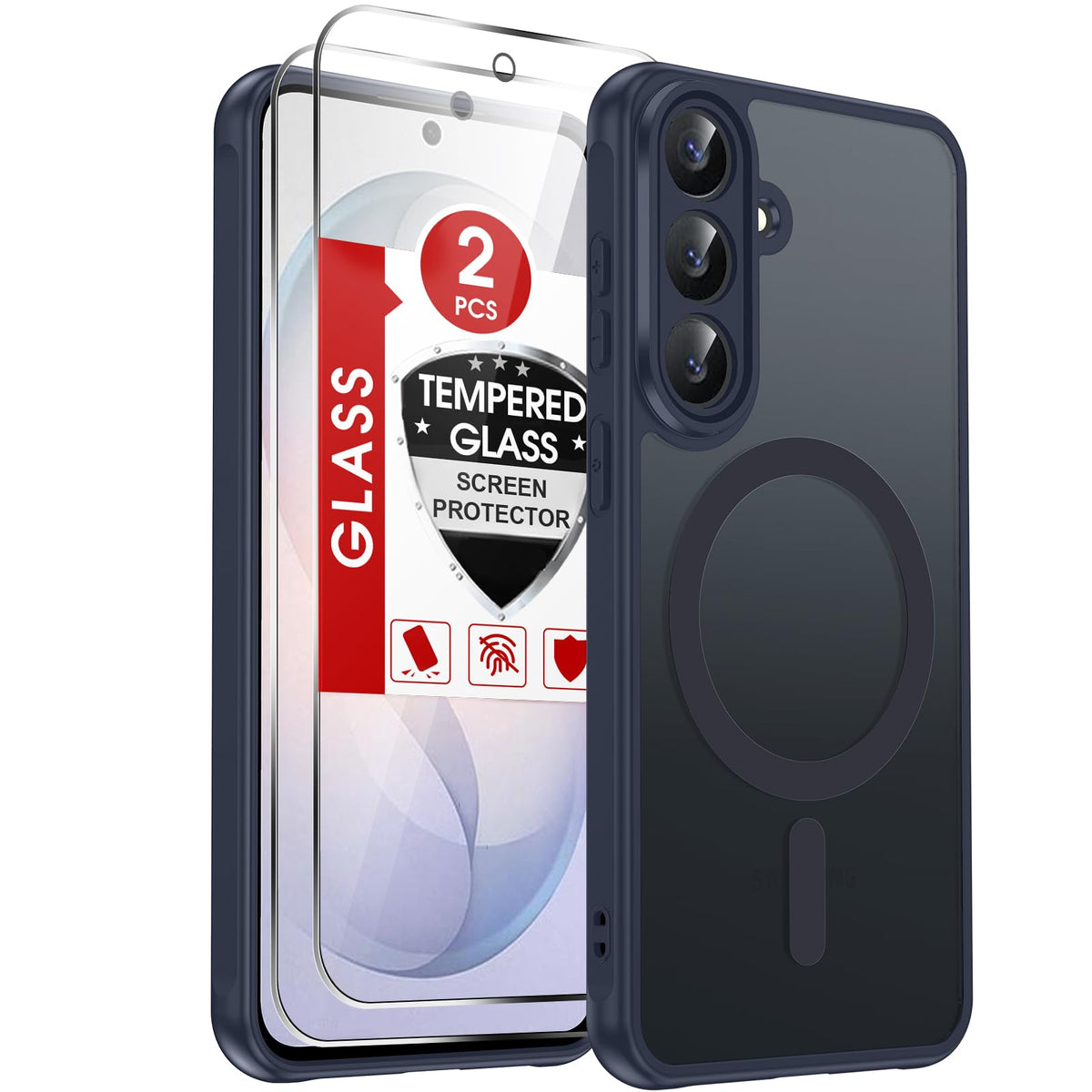 LeYi for Pixel-8A Phone Case: MagSafe Fit & Screen Protector Crystal Clear