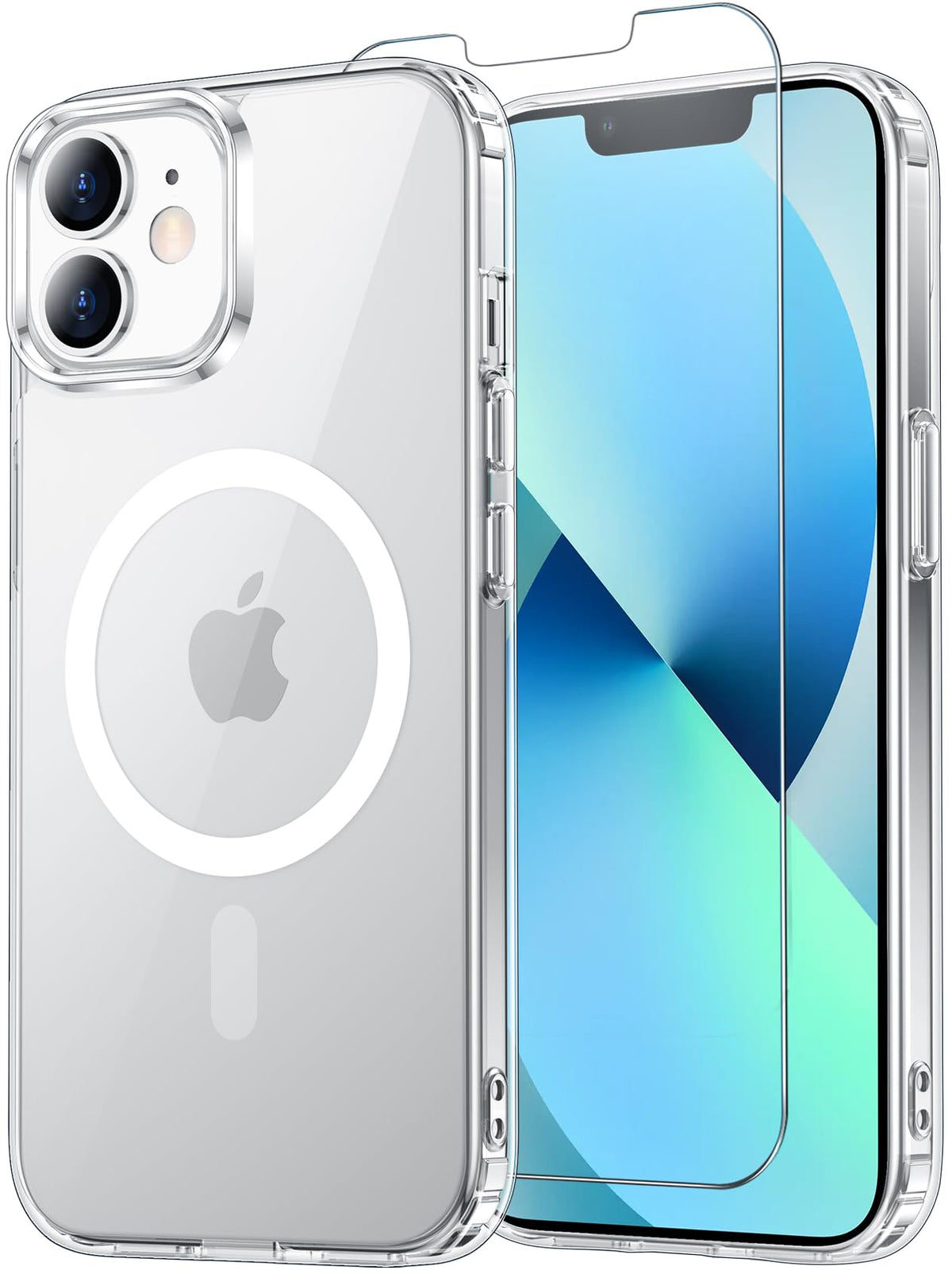 Temdan for iPhone AIR Case with Screen Protector Beige