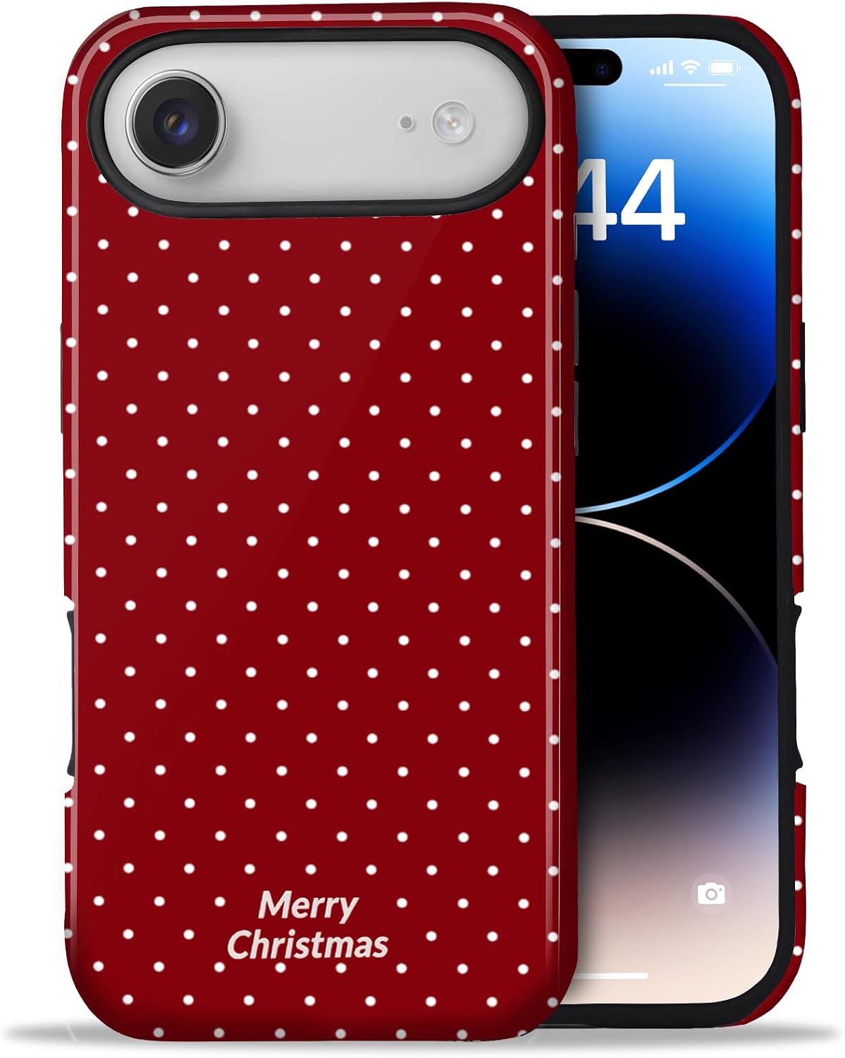 for iPhone 12/12 Pro Cute Polka Dot Phone Case, Yellow