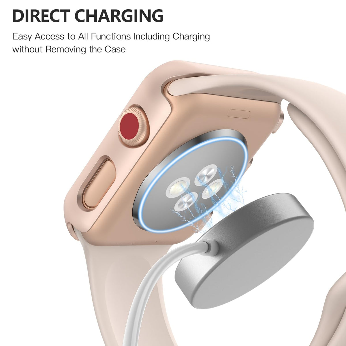 Misxi Screen Protector Case for 44mm Apple Watch SE3/SE2/SE/Series 6/5/4