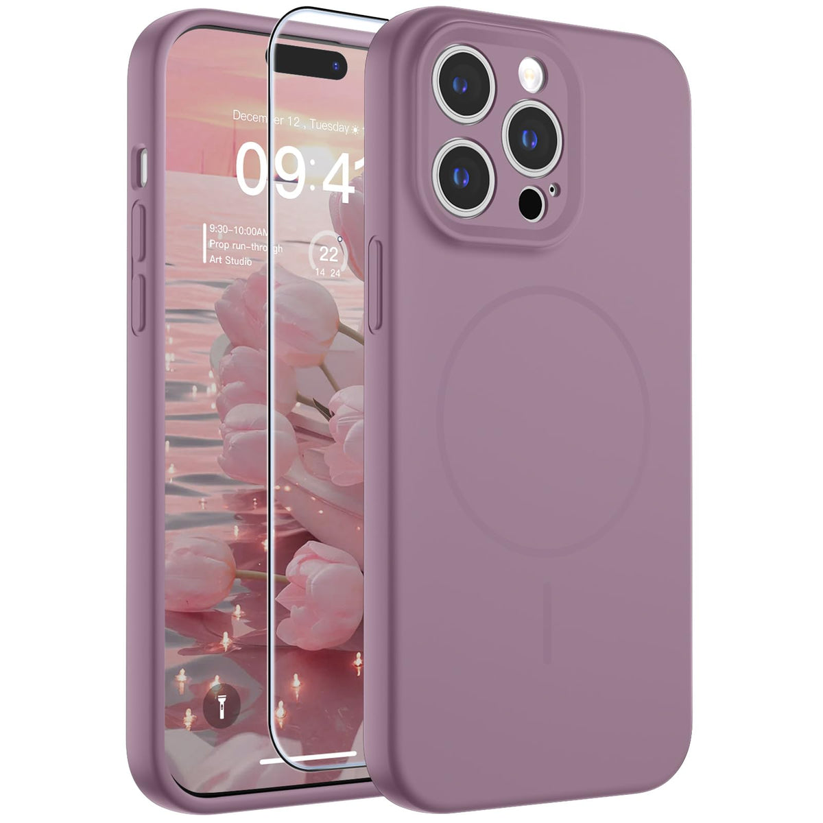 SUPFINE Silicone & Magnetic for iPhone 16 Pro Case