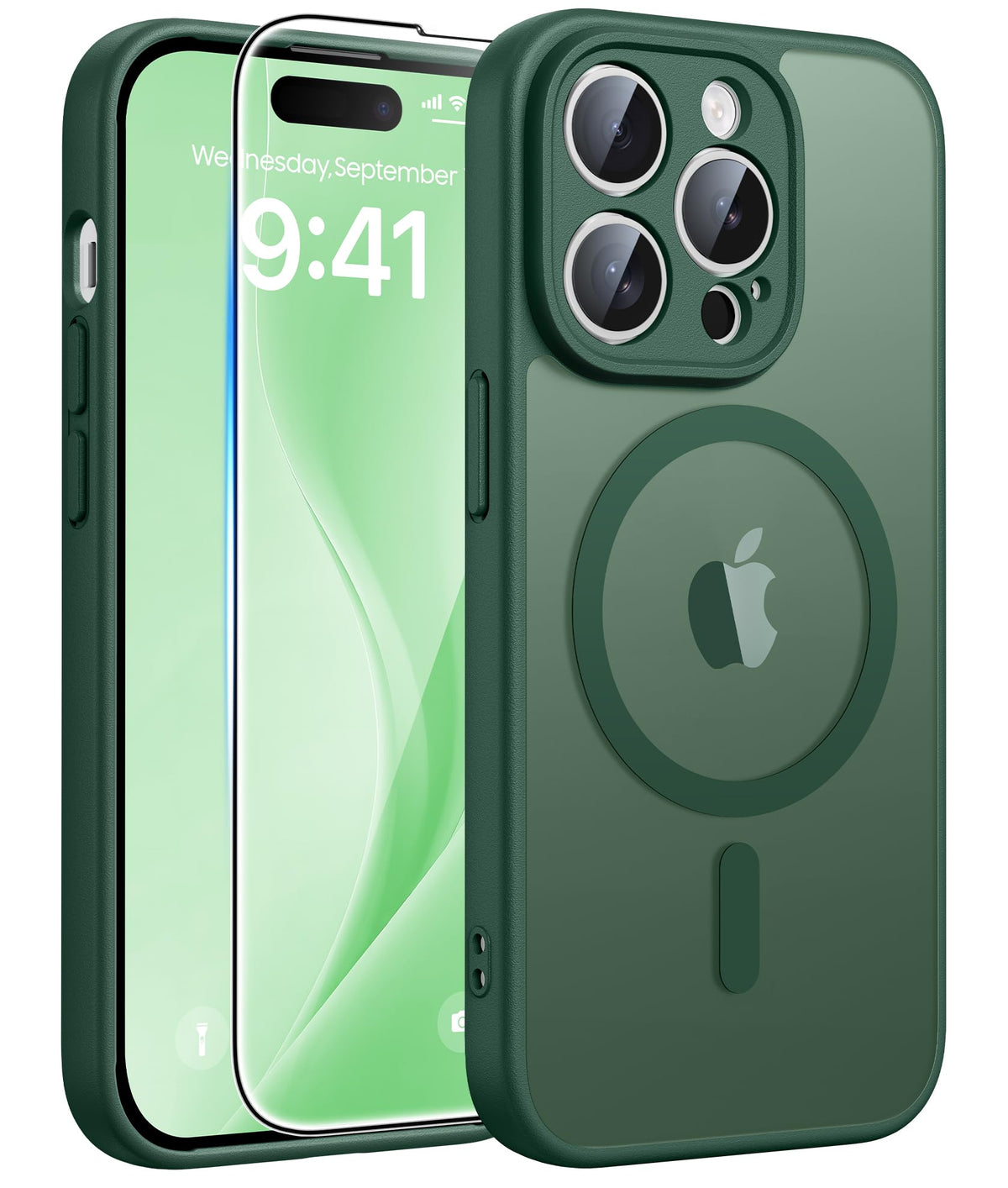 FNTCASE for iPhone 17 Case, Fit for Magsafe, Teal