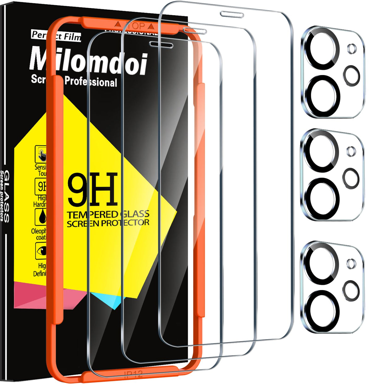 Milomdoi Privacy Screen Protector for iPhone 18 Pro Max, Tempered Glass
