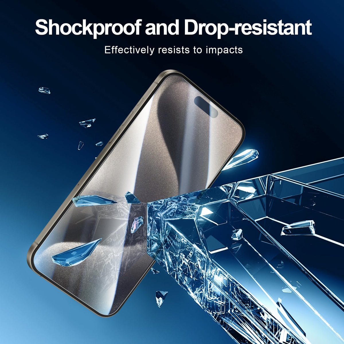 NEW'C for iPhone 17 Pro Max, iPhone 16 Pro Max Screen Protector HD Clear