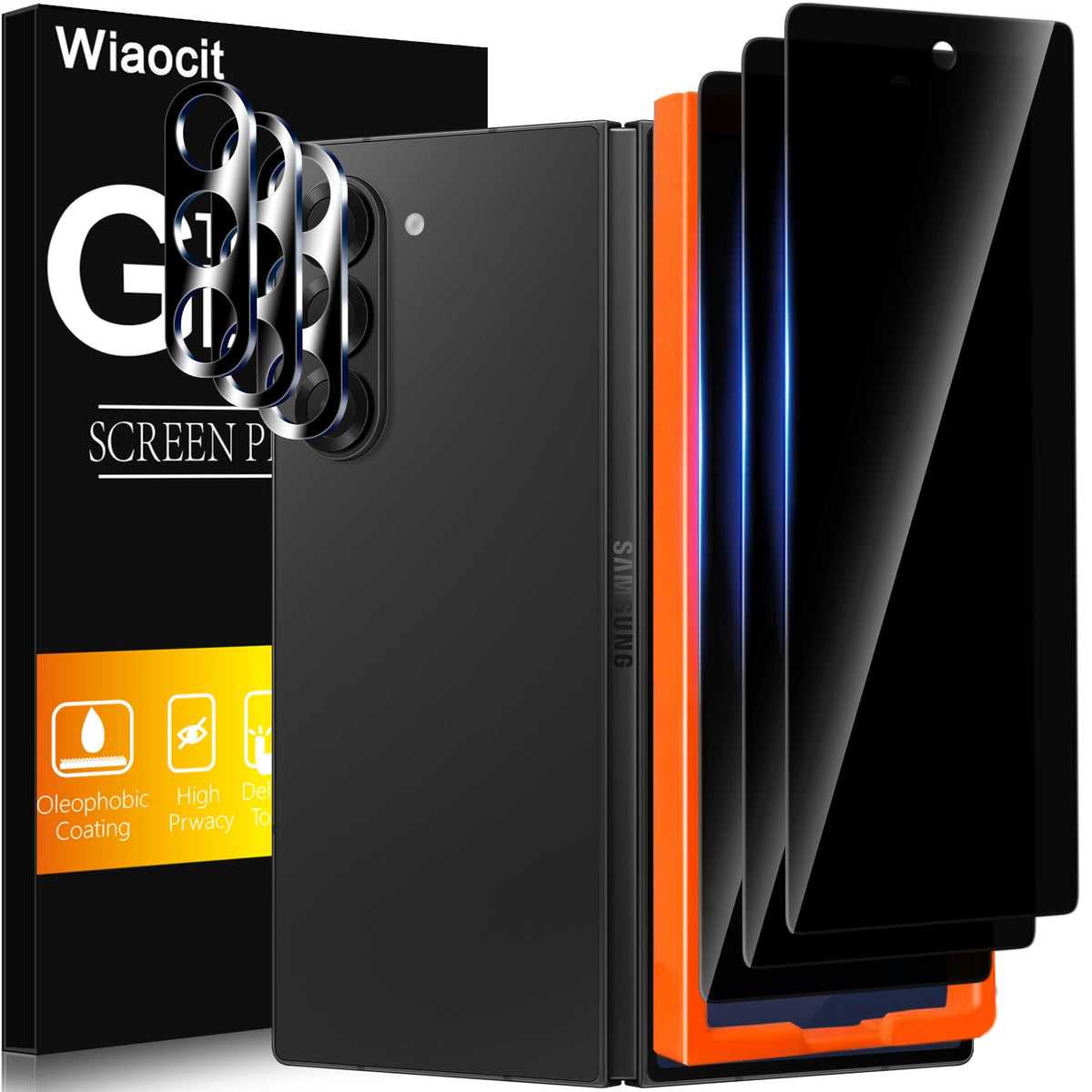 Wiaocit Tempered Glass Screen Protector for Samsung Galaxy A17 5G
