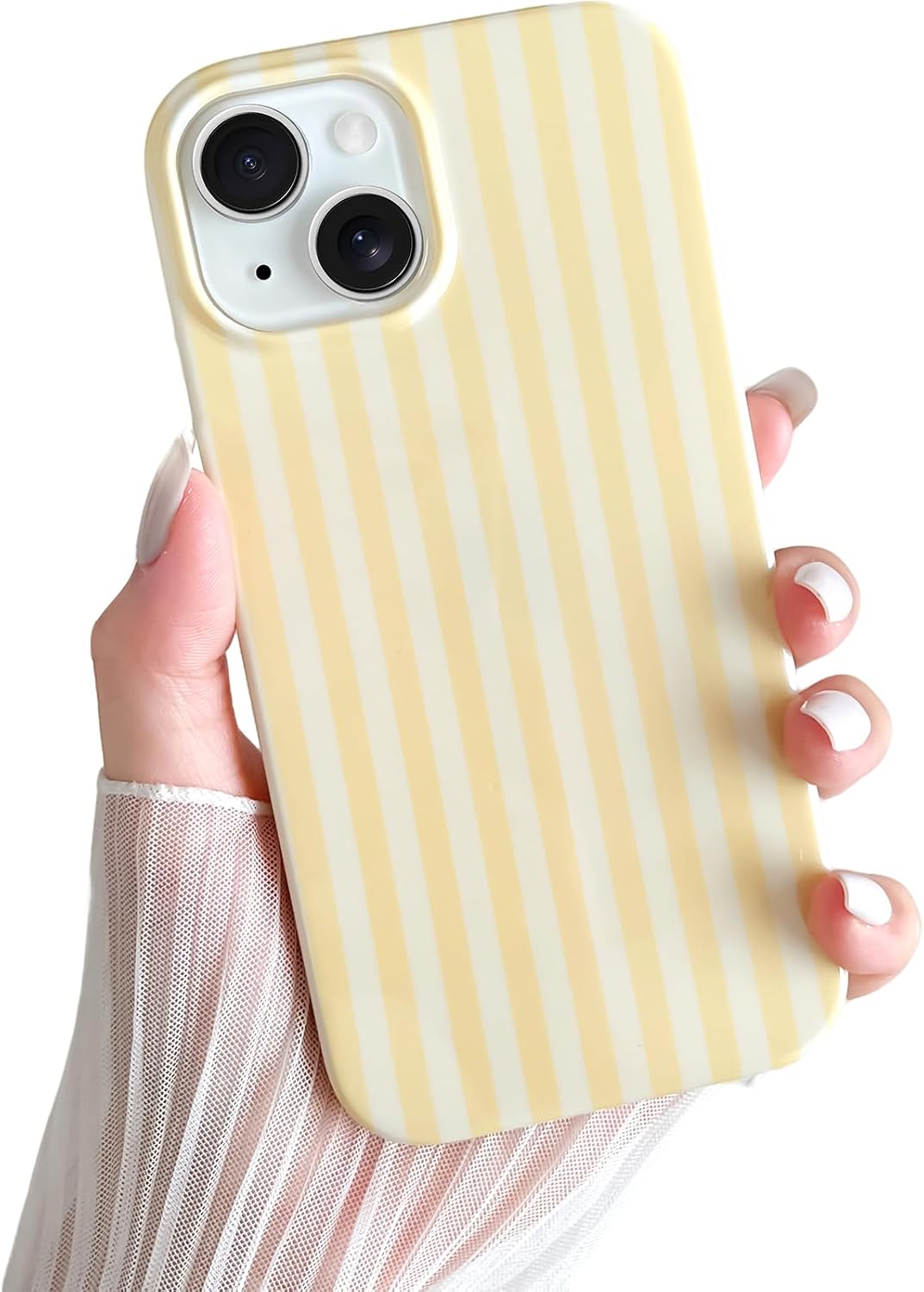 Yeddabox for iPhone 17 Pro Max Case Cute Striped Phone Case Soft TPU Slim Shockproof Phone Cover for Women Girls, Pink