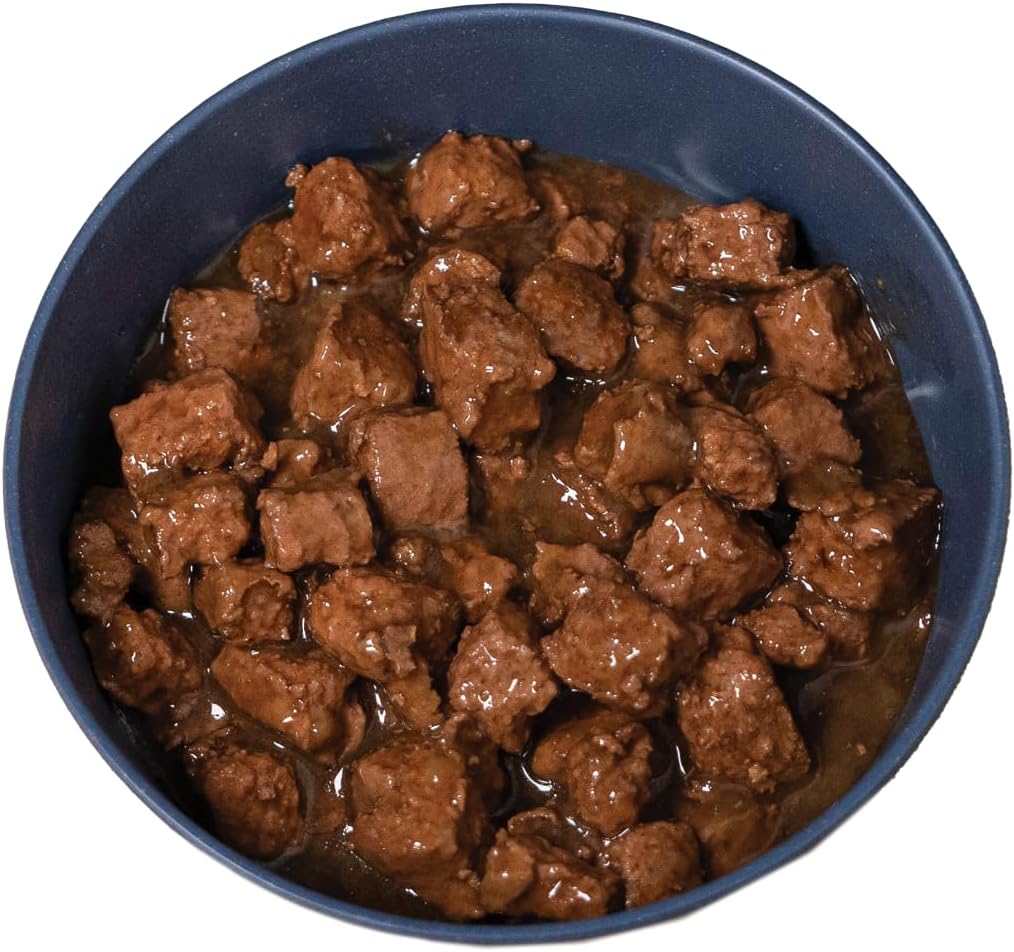 Amazon Basics Wet Dog Food Variety Pack, Country Stew Flavor and Cuts in Gravy with Beef, Made with Natural Ingredients, 13.2oz Cans (Pack of 12)