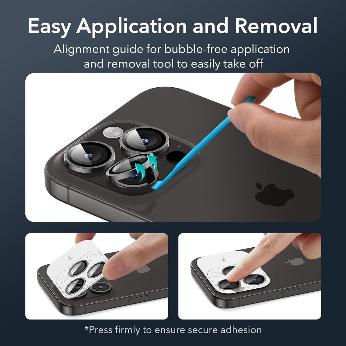 ESR for iPhone Duo Camera Lens Protector, 1 Pack, Blue