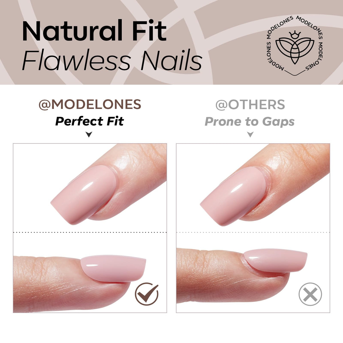 Modelones Black Press on Nails Short, Halloween Oval Fall Fake Nails