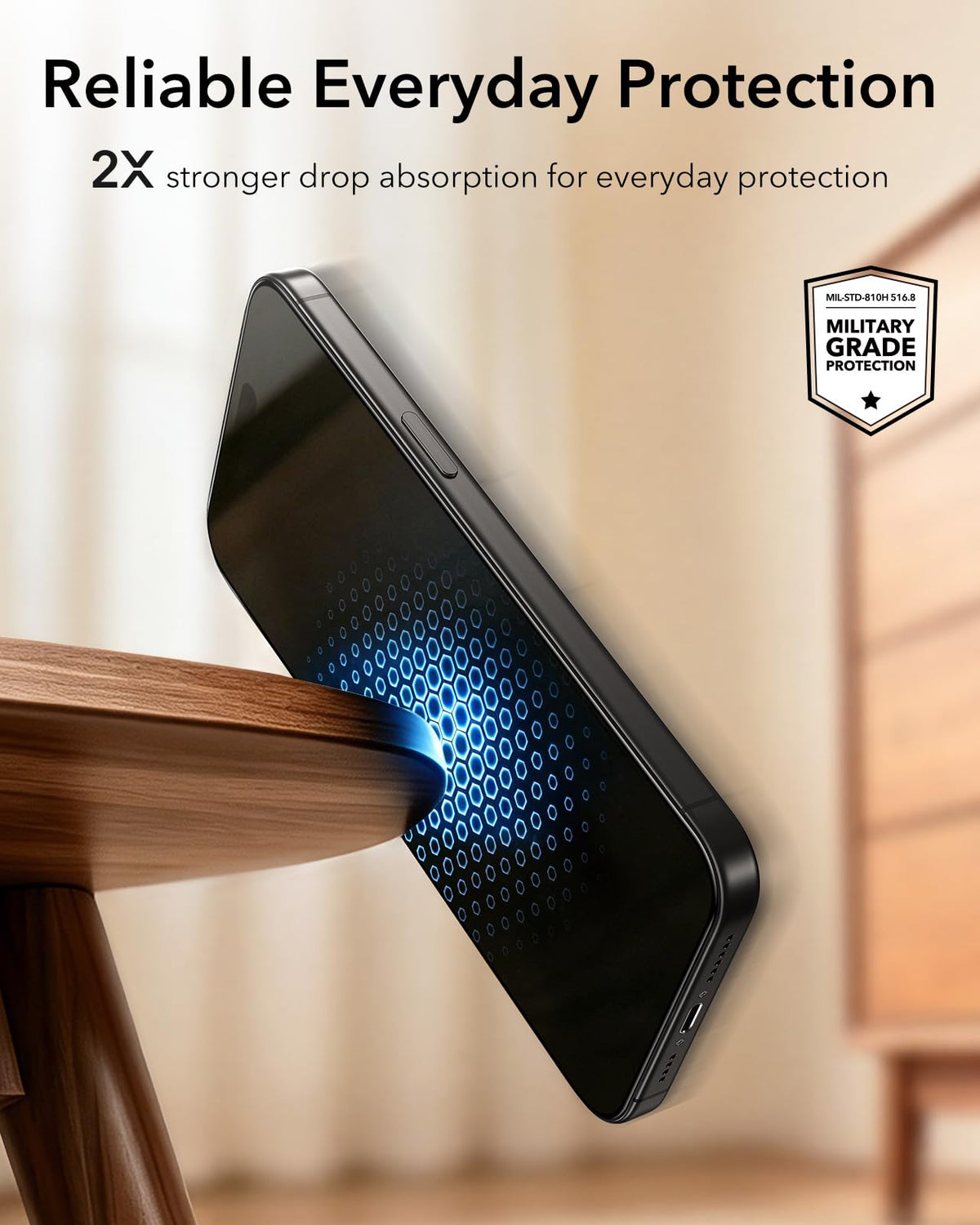 ESR 3 Pack for iPhone 17 Pro Max Screen Protector, Classic Clear