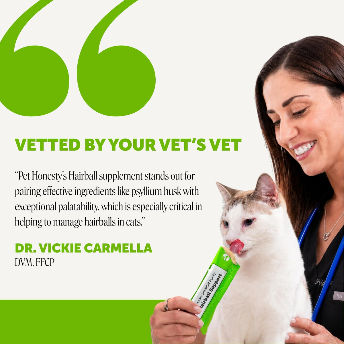 Pet Honesty Vet Backed Hairball Remedy Lickable Puree, Salmon, 20 Ct