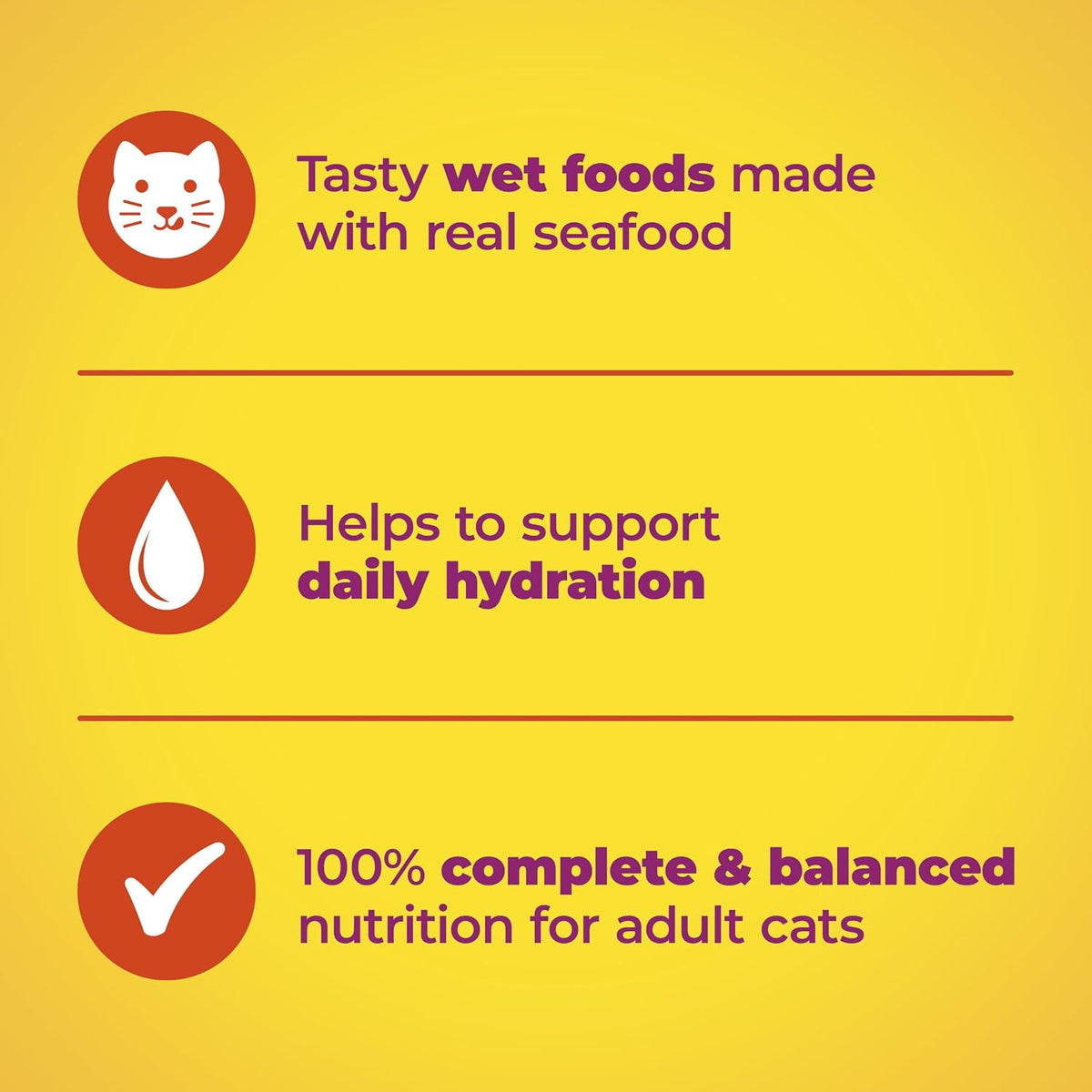 Meow Mix Seafood Favorites, Wet Food Variety Pack, 12 Cups