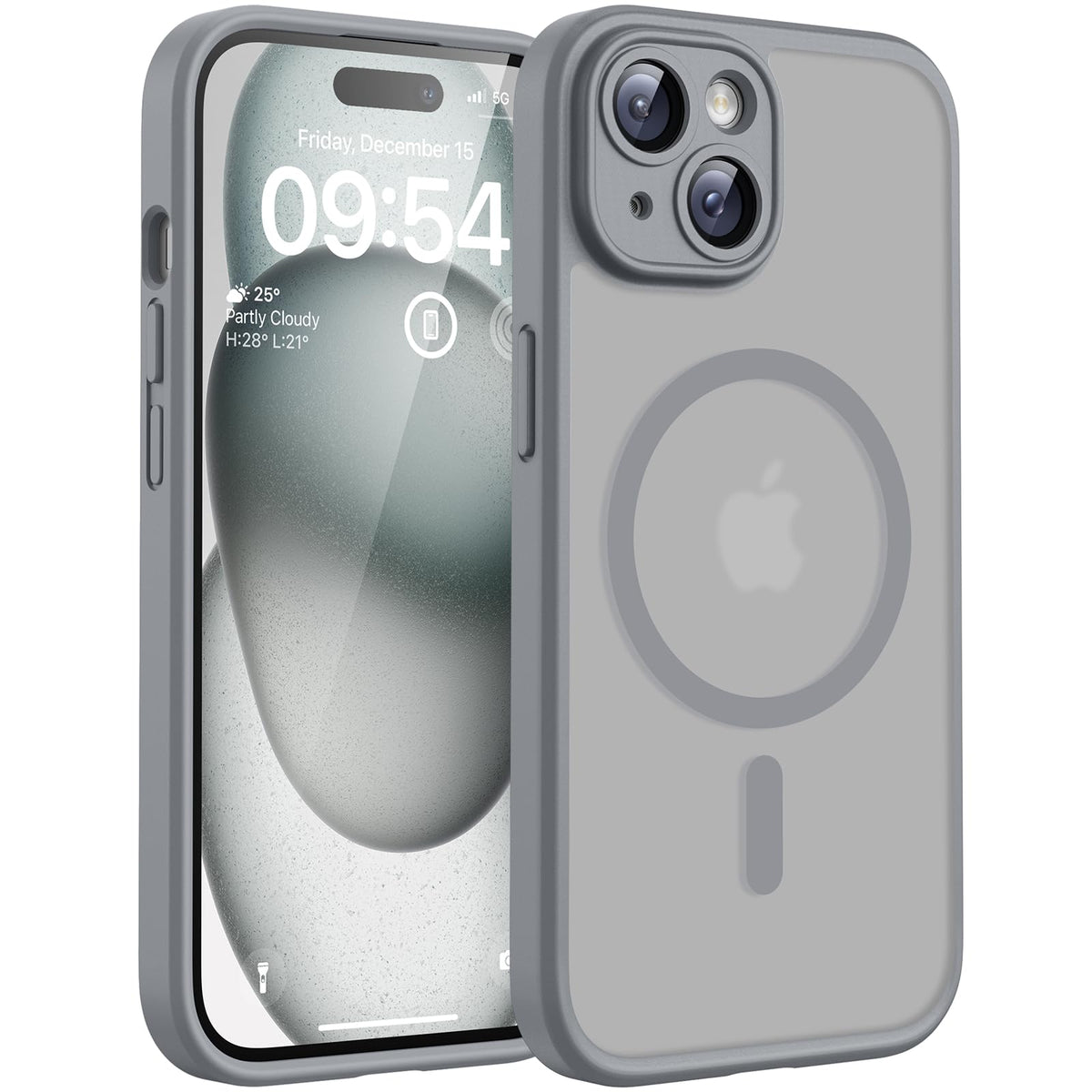 TOCOL for iPhone 13 Pro Max Case, Compatible with MagSafe, Black