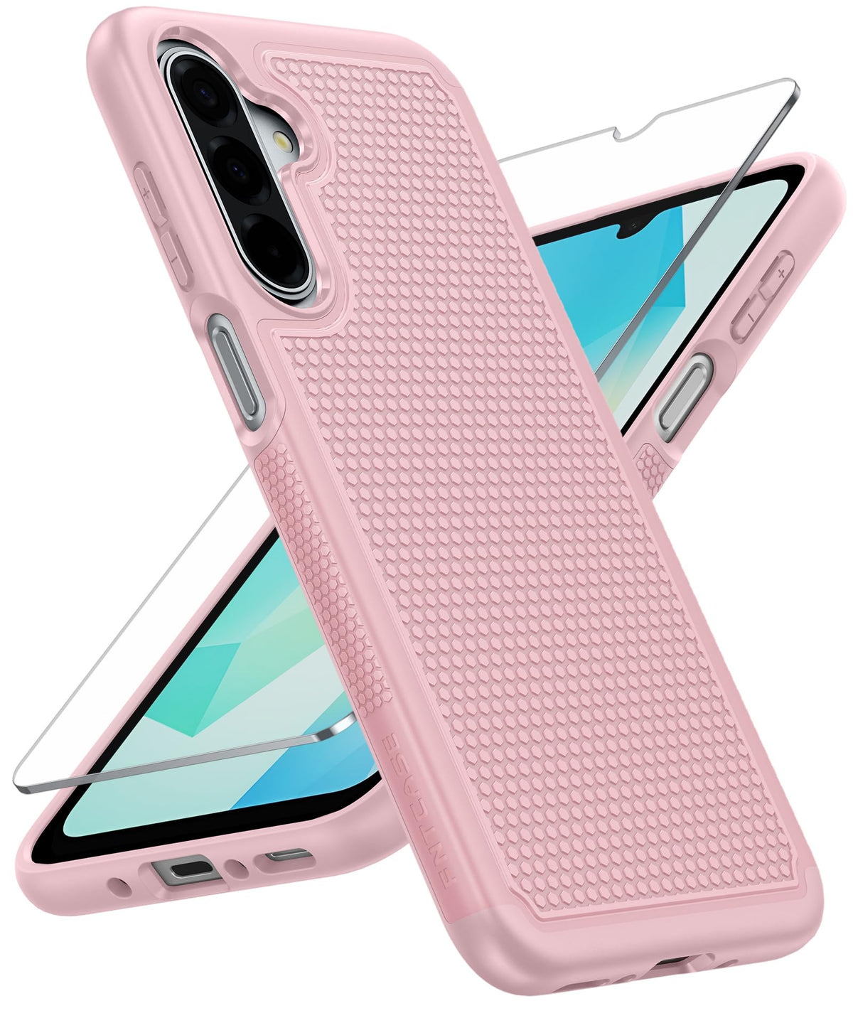 FNTCASE for Google Pixel 9a Case: Green Non Slip Textured