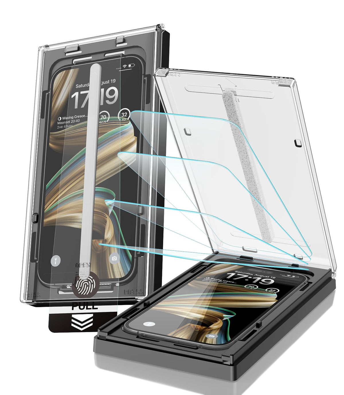 EZ-GLAZ-4 Pack for iPhone 17 Pro Max Privacy Screen Protector (6.9")
