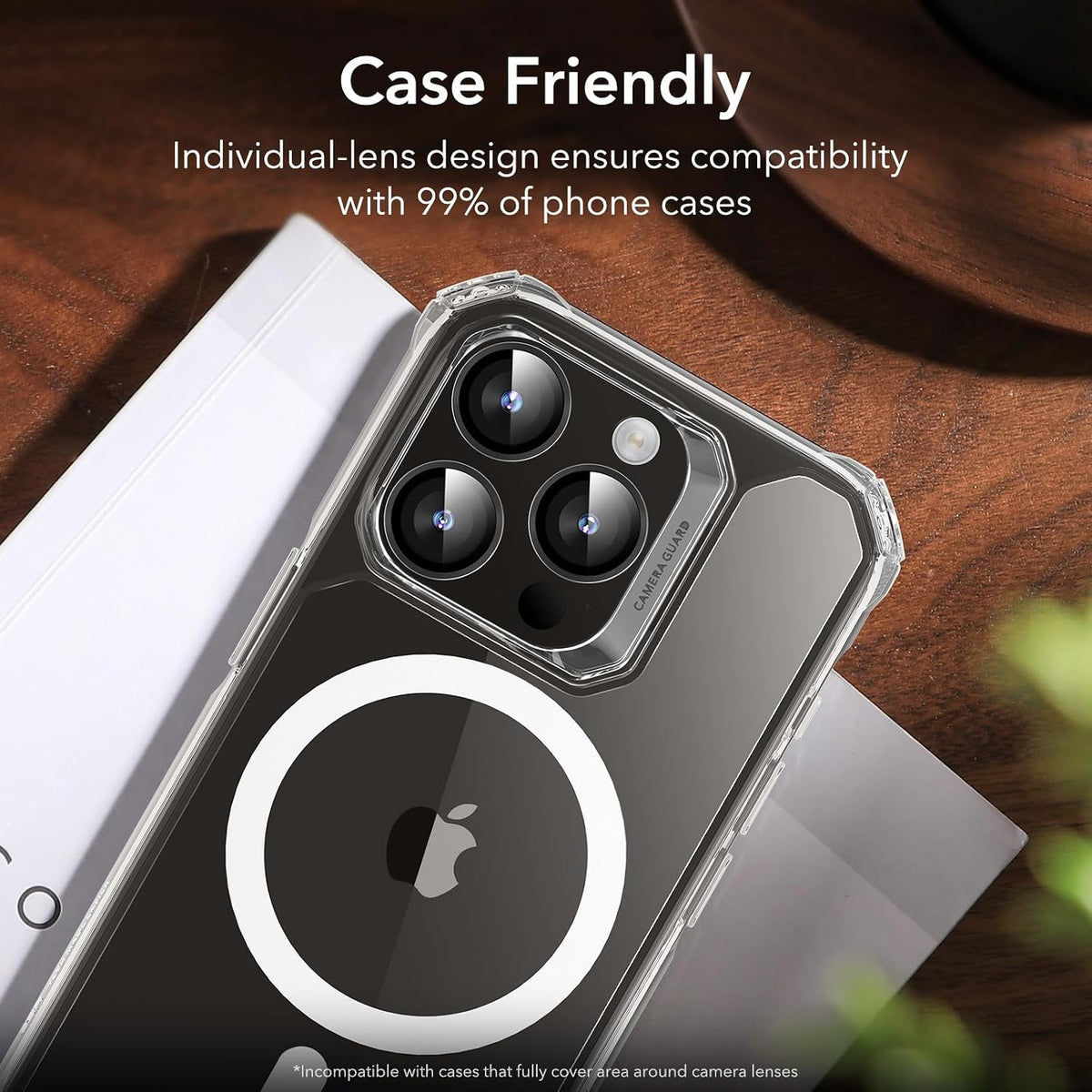 ESR for iPhone Duo Camera Lens Protector, 1 Pack, Blue