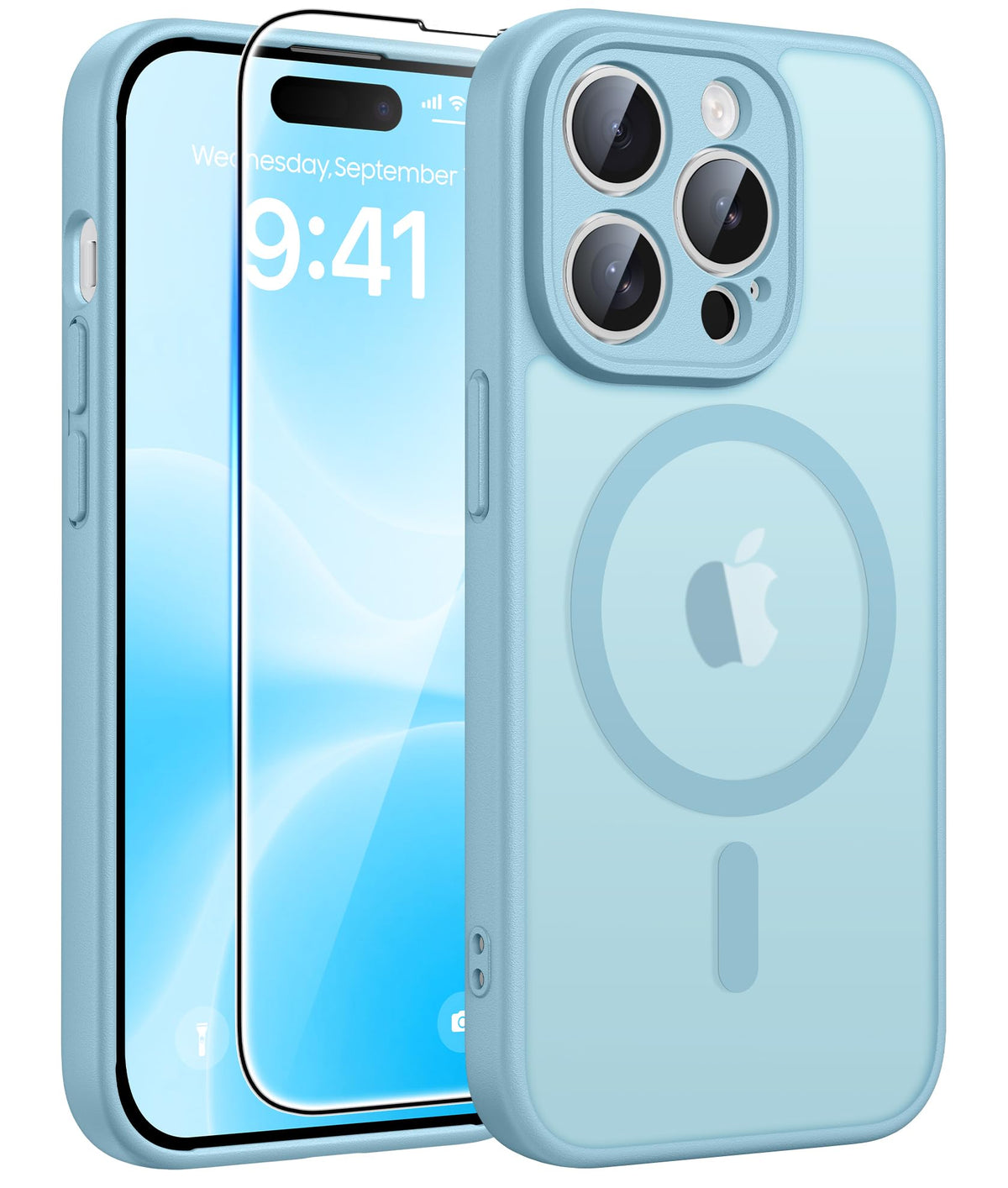 FNTCASE for iPhone 17 Case, Fit for Magsafe, Teal