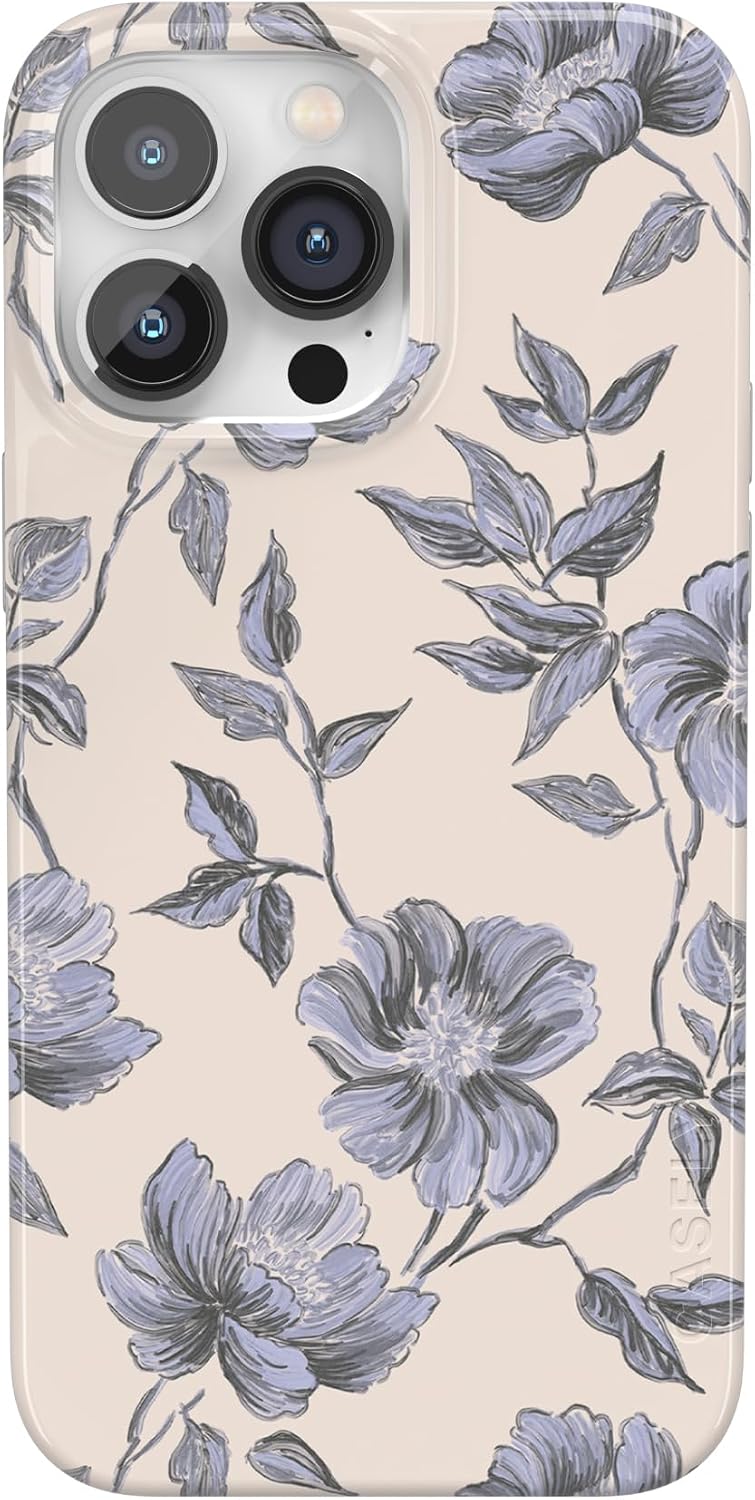 Casely iPhone 17 Case | Pastel Picnic | Blue Gingham | Compatible with MagSafe | Classic Ultra Thin Design