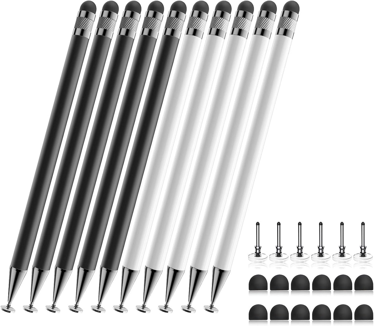 Bopomofo Stylus(5 Pcs),2-in-1 Stylus Pen for Touchscreen,Capacitive Stylus