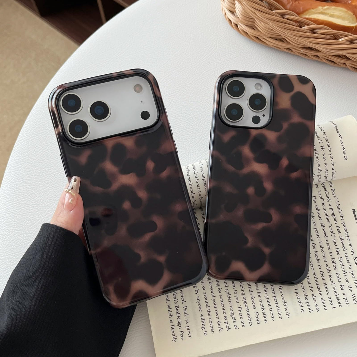 Longlayss Compatible with iPhone 15 Pro Case Tortoise Shell Phone Case