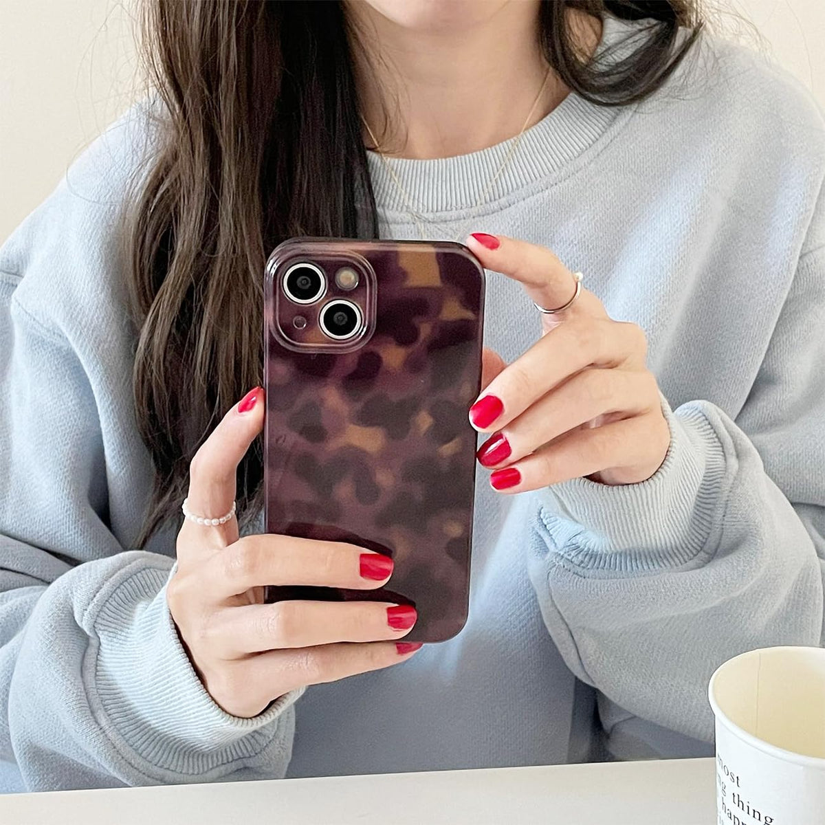 Cute Phone Case for iPhone 16 Case Fawn Deer Print