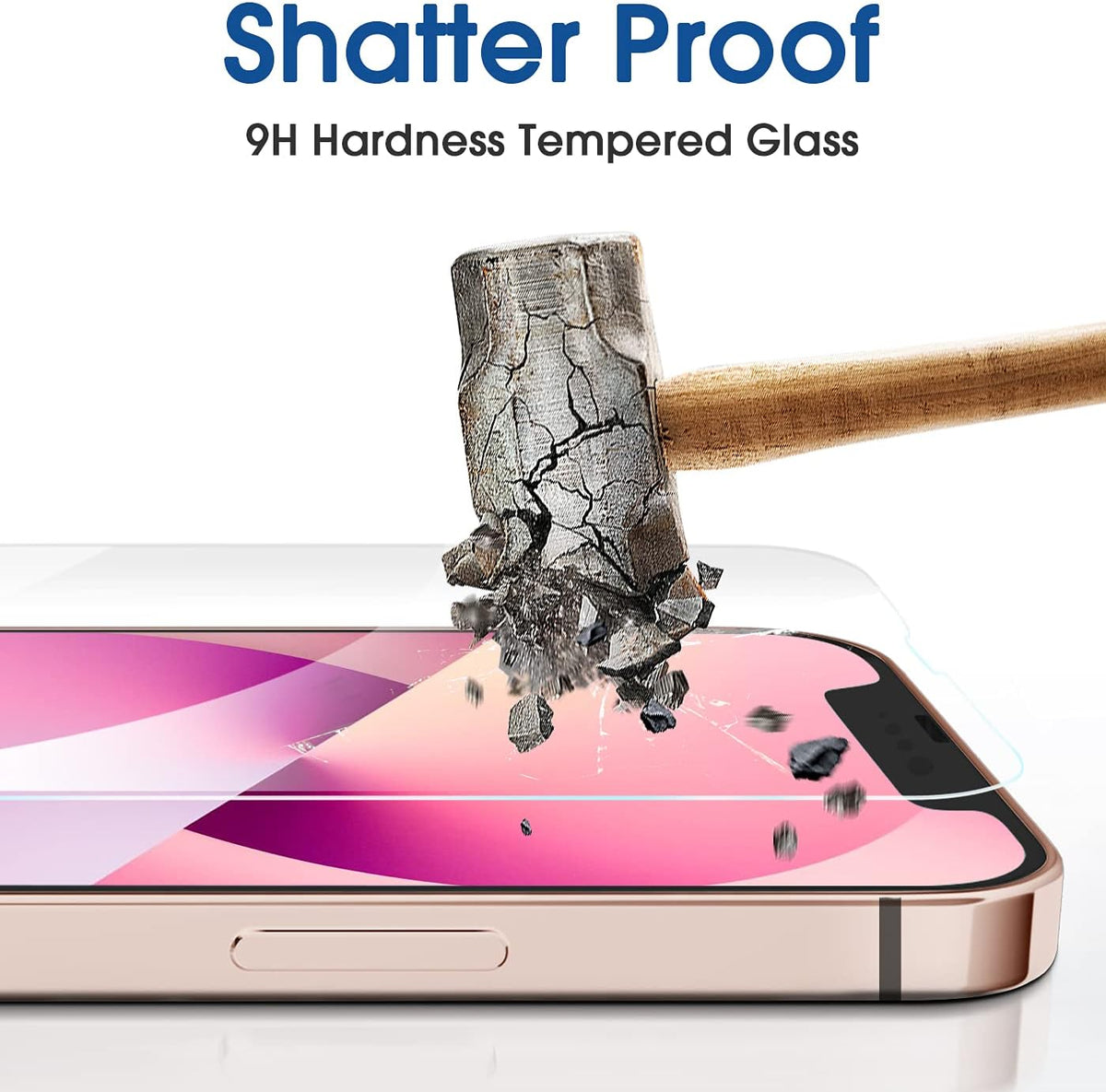 amFilm OneTouch for iPhone 18 Pro 6.3'' Screen Protector Tempered Glass
