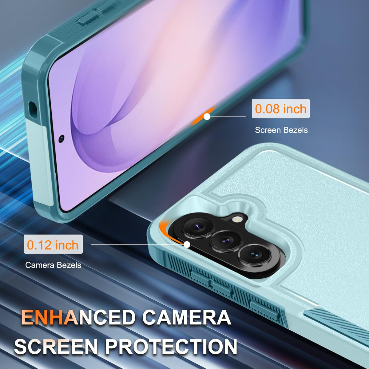 Case for Samsung Galaxy A16 5G,Full Body Heavy Duty Cover,Mint Green