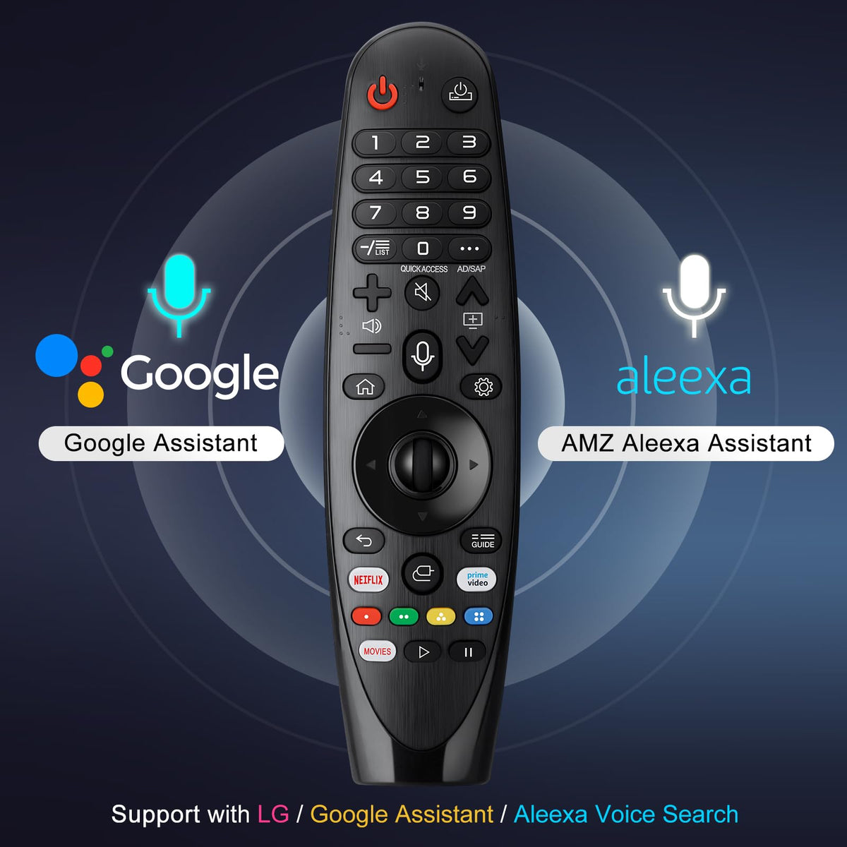 Universal TV Remote for Hisense-Smart-TV-Remote-Control-Replacement