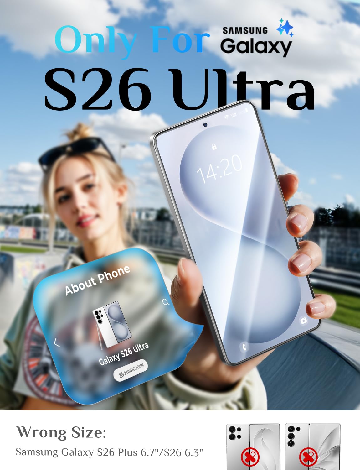 MAGIC JOHN for iPhone 18 Pro Max Screen Protector Easy Installation