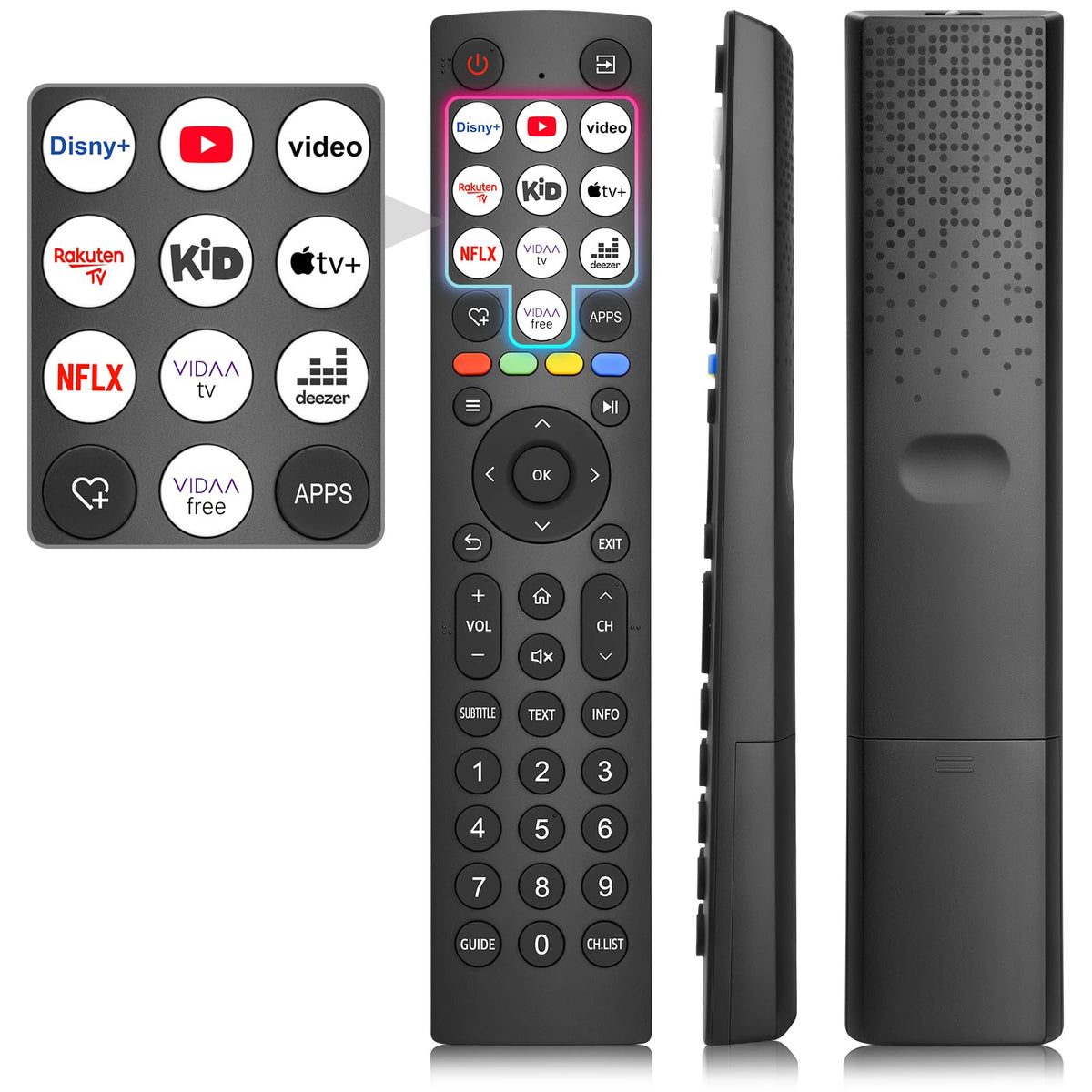Universal TV Remote for Hisense-Smart-TV-Remote-Control-Replacement