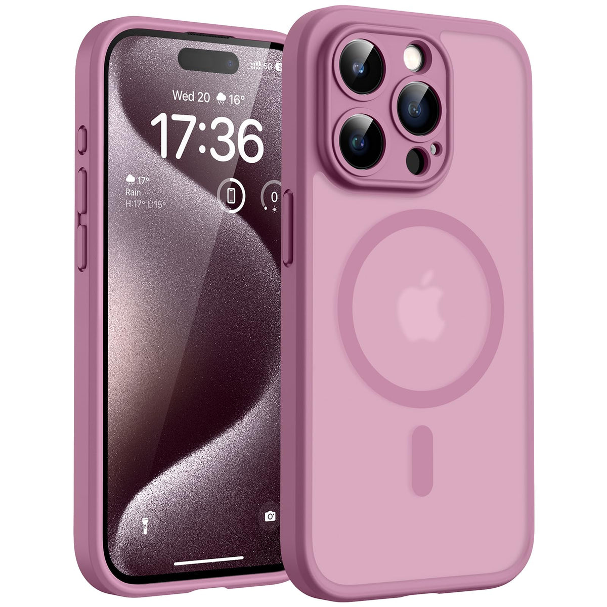 TOCOL for iPhone 13 Pro Max Case, Compatible with MagSafe, Black